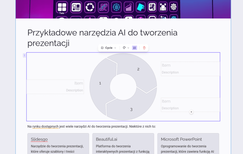 Nowe układy typu Circle w Gammie